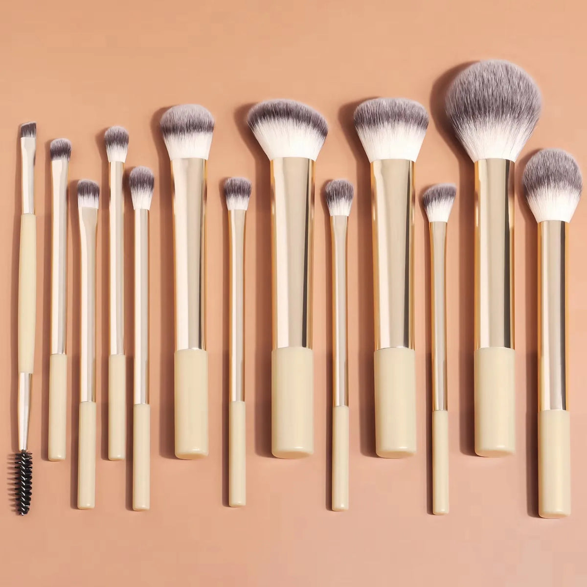13PCS Makeup Brush Set Foundation Concealer Powder Eyeshadow Blush Brush Kabuki Blending Cosmetic Beauty Tool for Face