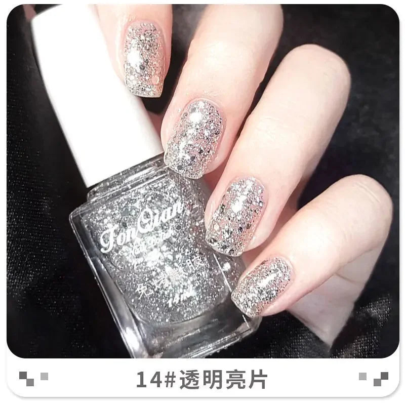 Nail Polish Female Lasting No Bake Can Not Peel Classic Show White Cherry Red Pearl White Transparent Nude Color