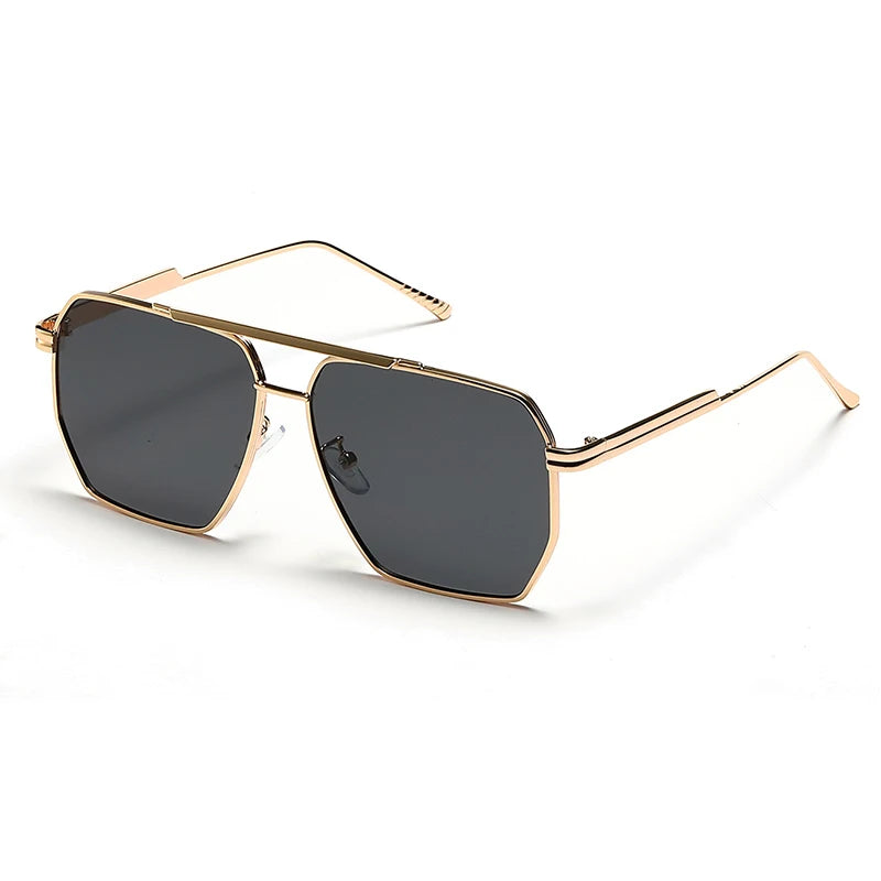 DDDLONG Retro Fashion Sunglasses Women Men Metal Sun Glasses Classic Vintage UV400 Outdoor D135