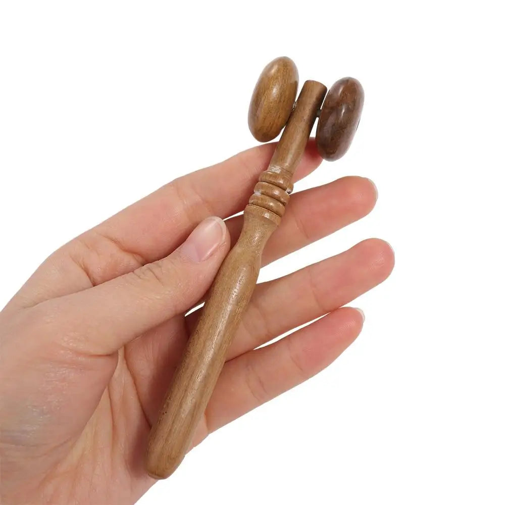 Sandalwood Gua Sha Scraper Face Slimming Burlywood Face Massage Facial Lifting Muscle Pain Relief Face Roller Health Care