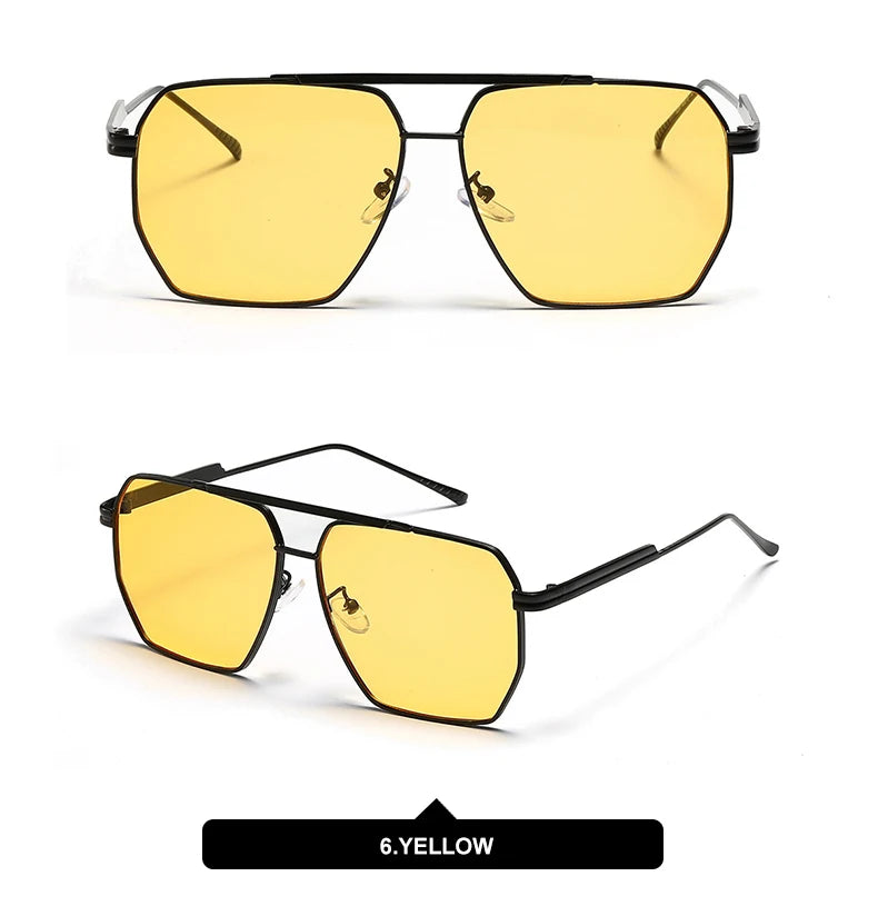 DDDLONG Retro Fashion Sunglasses Women Men Metal Sun Glasses Classic Vintage UV400 Outdoor D135
