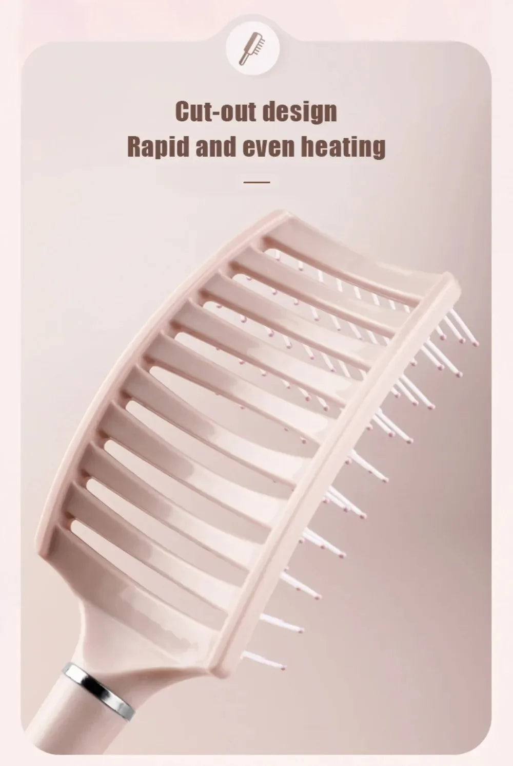 Detangling Hair Brush Hollow Scalp Massage Comb Hairdressing Wide Tooth Hair Comb Wet Curly Massage Brush Barber Styling Tools