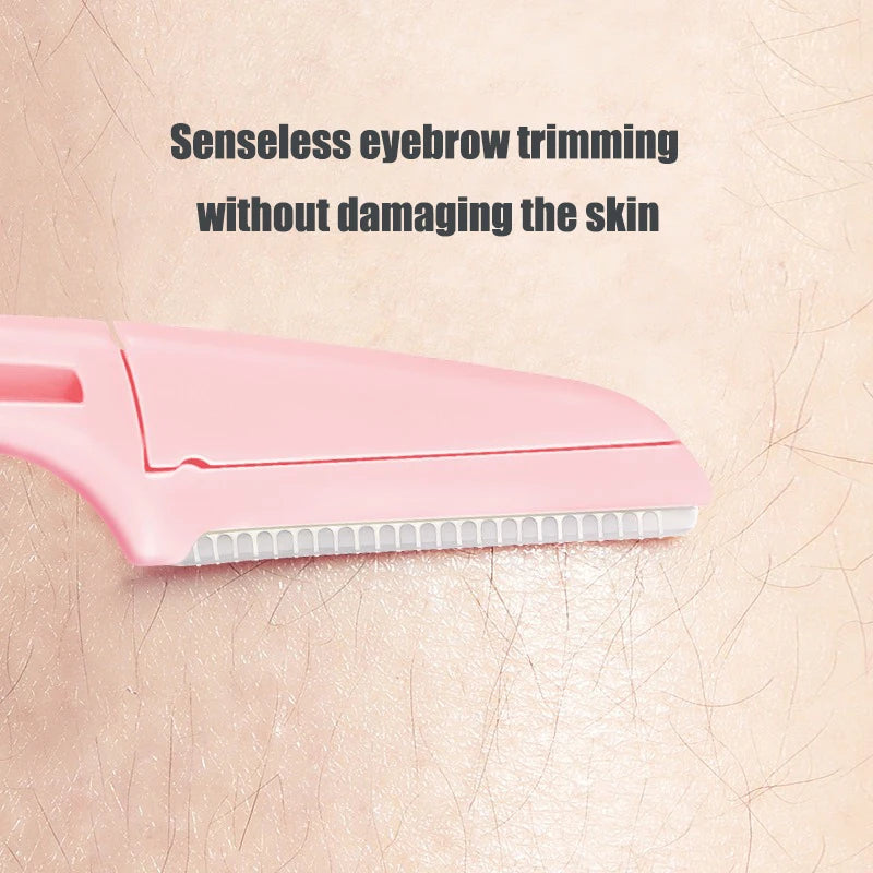 Face Razor Eyebrow Trimmer Ladies Eyebrow Knife Facial Shaver Blades Hair Remover For Women Professional Beauty Tools