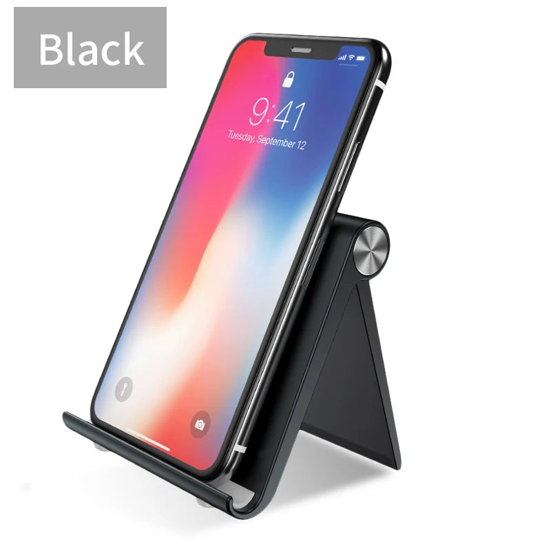 Phone Holder Stand Mobile Smartphone Support Tablet Stand for iPhone 15 14  Desk Cell Phone Holder Stand Portable Mobile Holder
