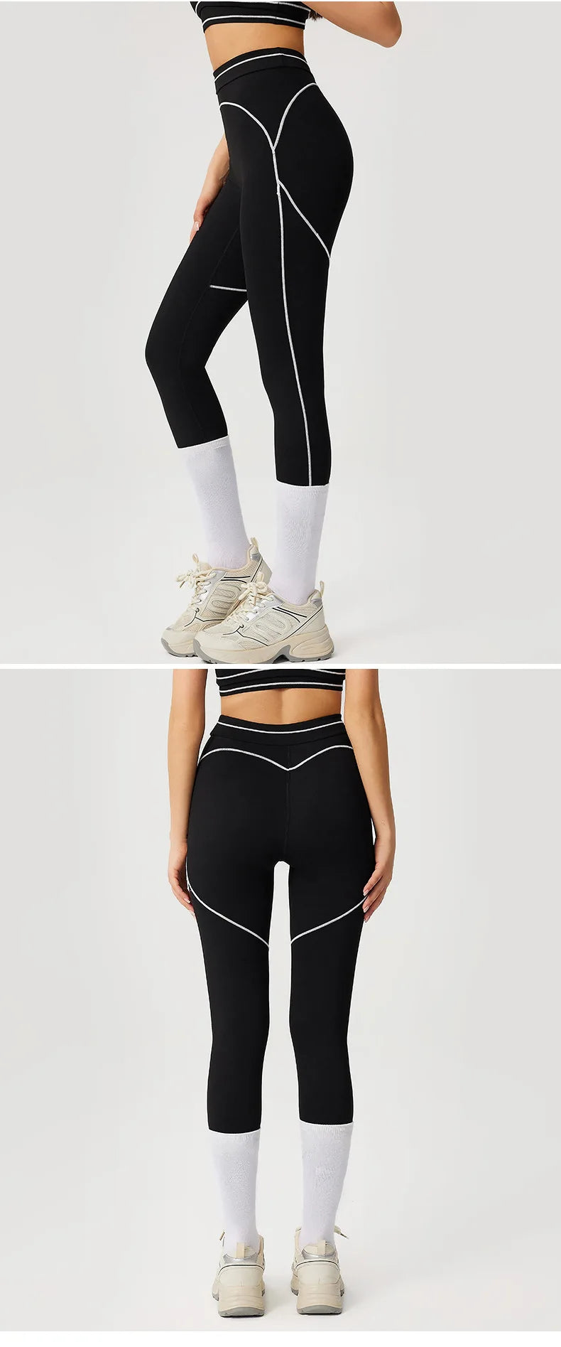Yoga Leggings Women Fitness Leggings Running Cycling Pants Breathable Running High Waist Sports Leggings Workout Gym Clothing