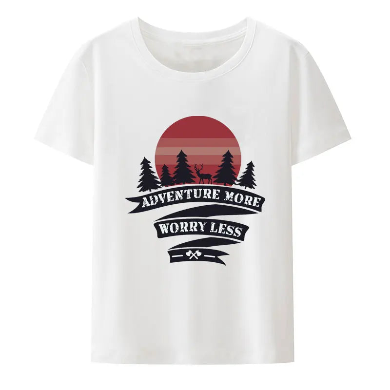 Travel Is My Therapy Adventure and Travel Print T Shirt Street Fashion T-shirt Classic Cartoon Trending Gym New Arrival Summer