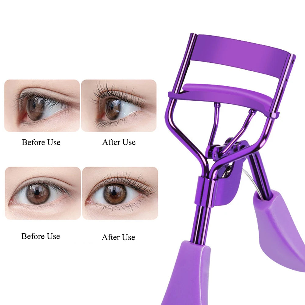 1 Pcs Eyelash Curler Natural Curling Lifting Eyelashes aids Tweezers Girls Multi-color Eye Makeup Tools Cosmetics Make Up