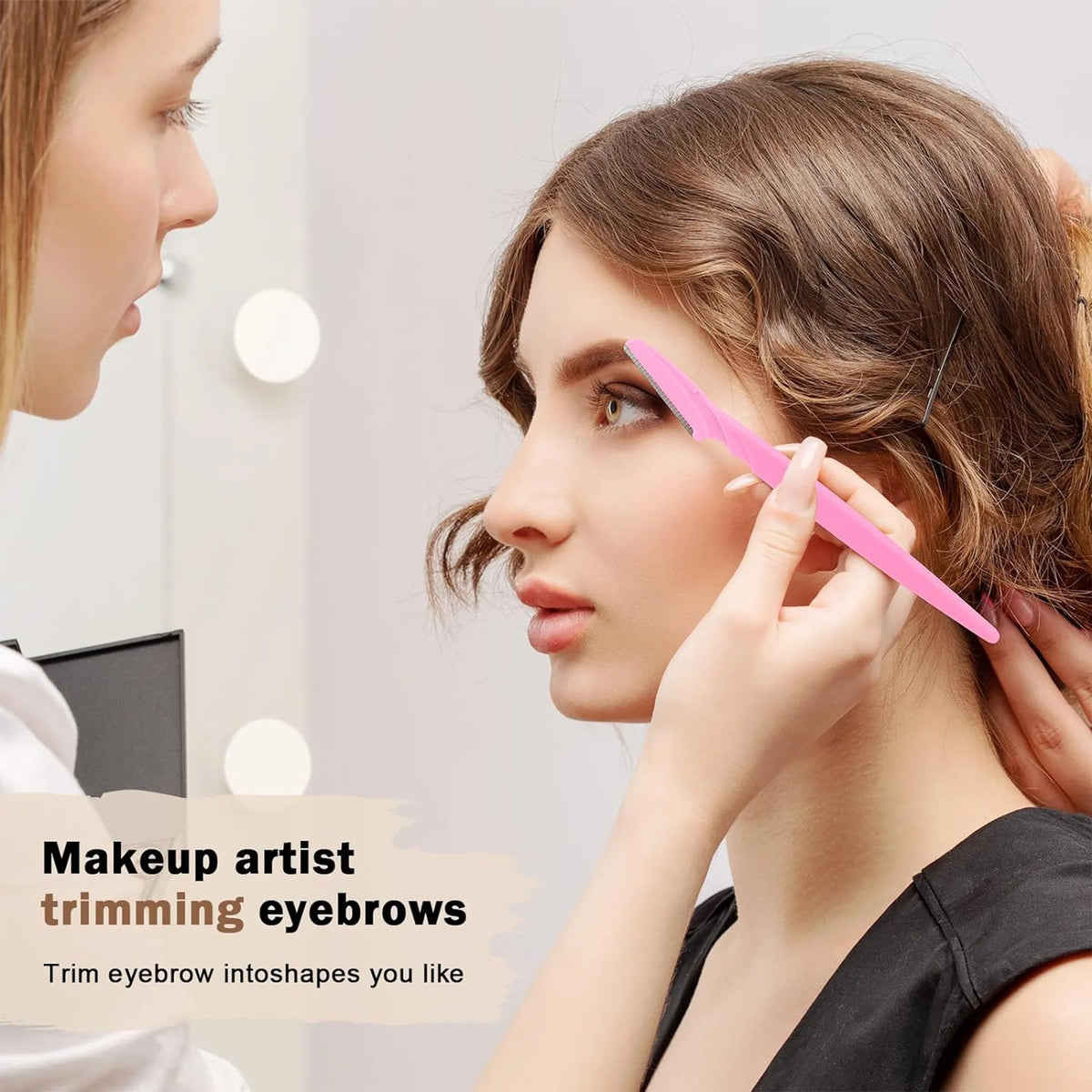 5/10/30/40pcs Eyebrow Razors Kit Facial Eye Brow Trimmer Multifunction Facial Hair Removal Tool with Container Safety Beauty