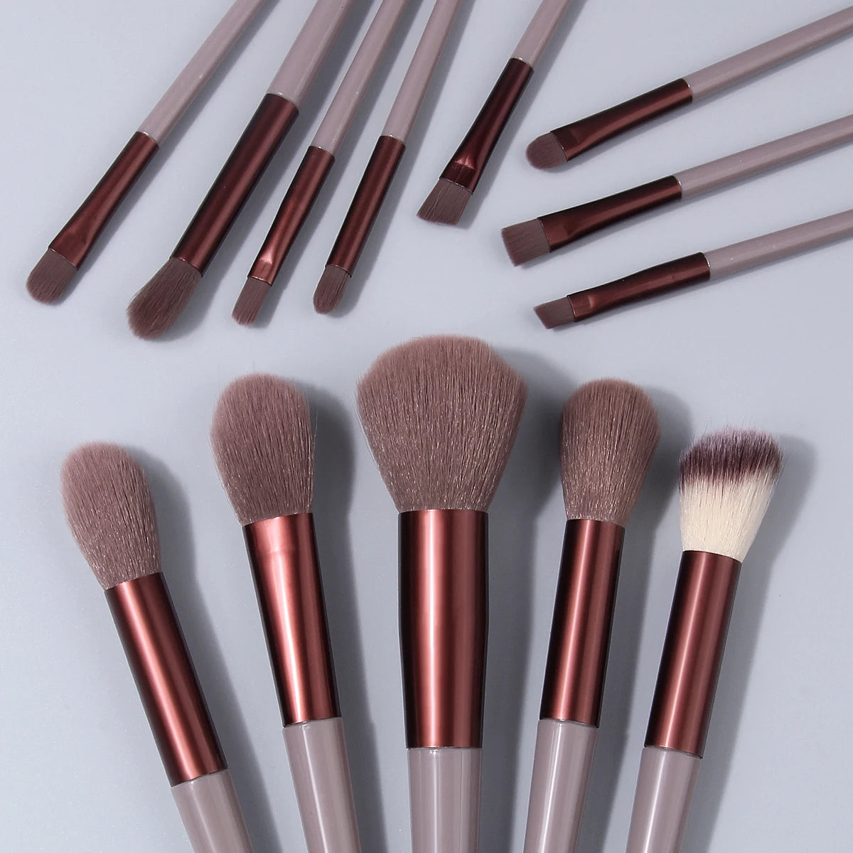 13PCS Professional Makeup Brush Set,for Foundation, Eyeshadow,Concealer&Blush,Complete Cosmetic Tool Kit for Beginners&Daily