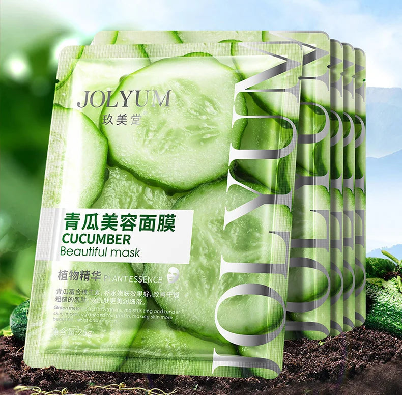 Fruit Moisturizing Facial Mask 5pcs skincare Whitenting Hydrating Anti-aging Facial Masks Face Masks