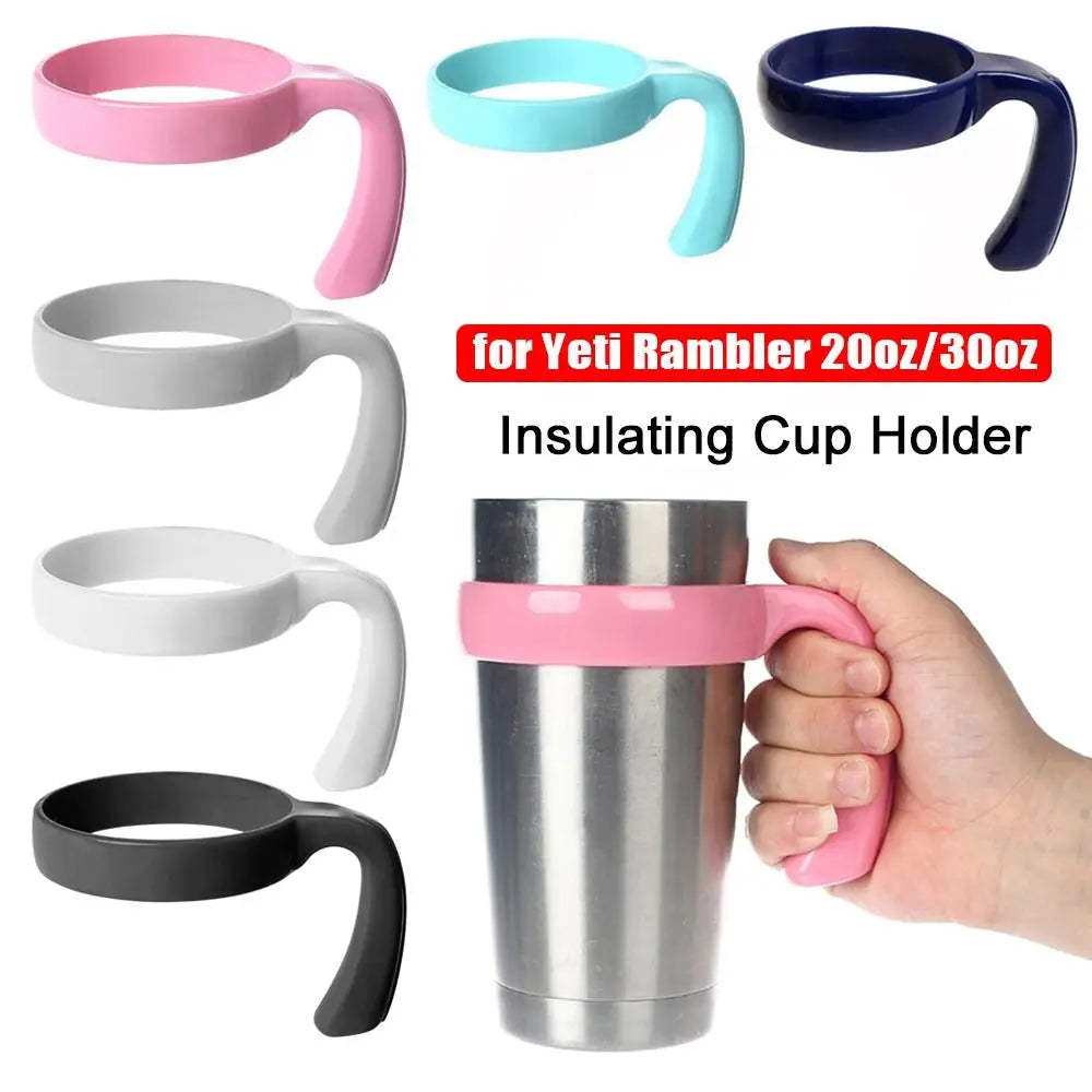 Water Bottle Tumbler Cup Handle Travel Mug Holder for 20oz 30oz Car Vehicle Cup Drink Holder Rack Water Bottle Holder Accessory