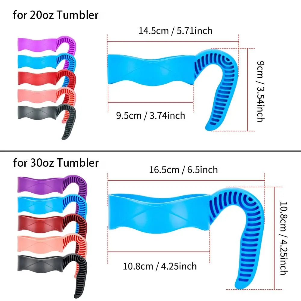 Water Bottle Tumbler Cup Handle Travel Mug Holder for 20oz 30oz Car Vehicle Cup Drink Holder Rack Water Bottle Holder Accessory