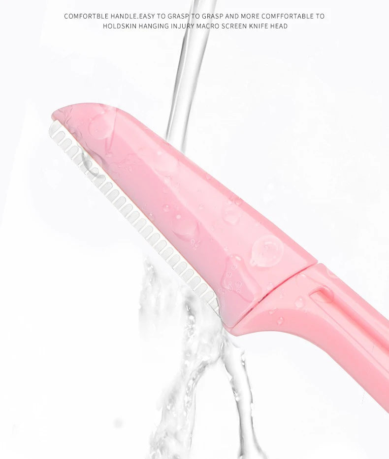 Face Razor Eyebrow Trimmer Ladies Eyebrow Knife Facial Shaver Blades Hair Remover For Women Professional Beauty Tools