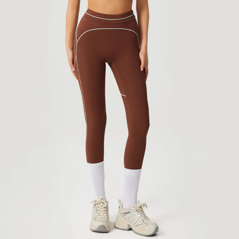 Yoga Leggings Women Fitness Leggings Running Cycling Pants Breathable Running High Waist Sports Leggings Workout Gym Clothing