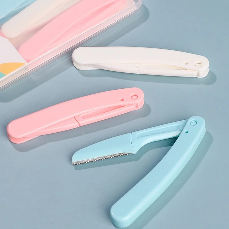 Face Razor Eyebrow Trimmer Ladies Eyebrow Knife Facial Shaver Blades Hair Remover For Women Professional Beauty Tools