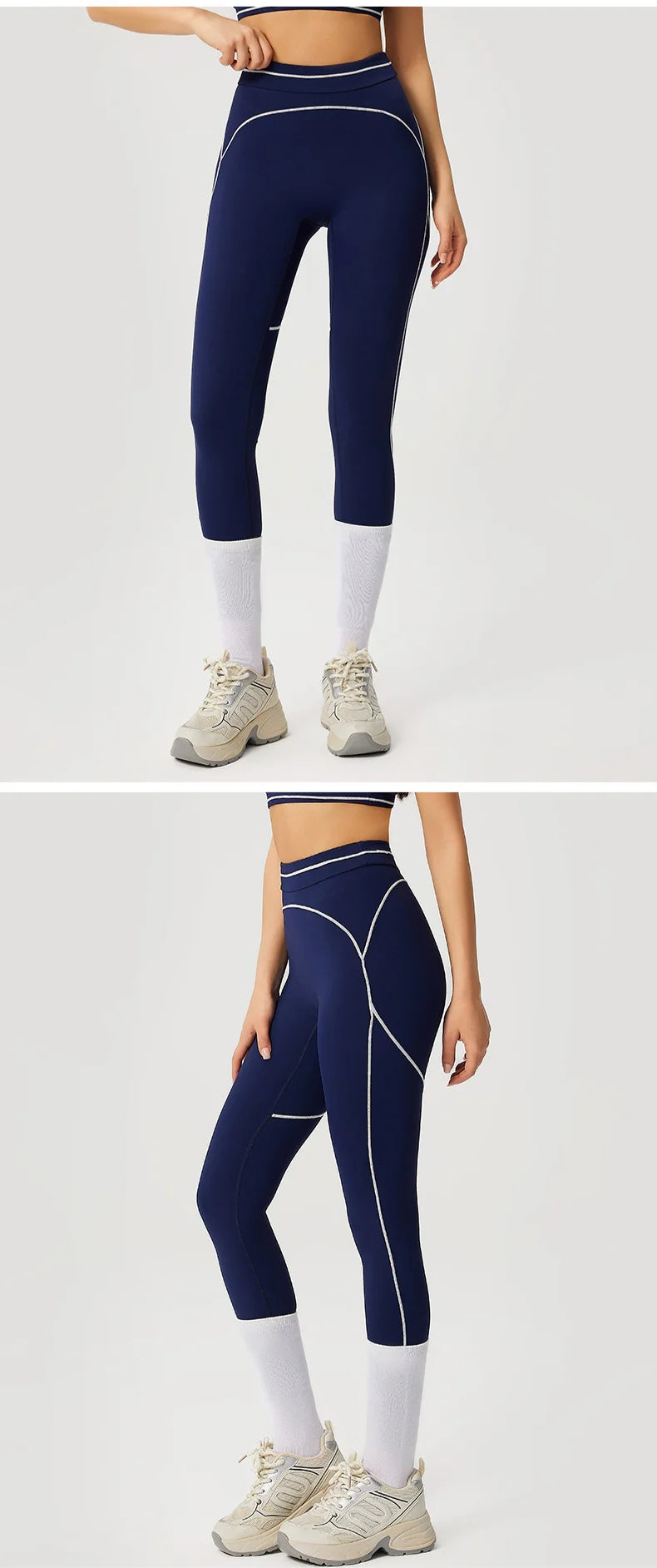 Yoga Leggings Women Fitness Leggings Running Cycling Pants Breathable Running High Waist Sports Leggings Workout Gym Clothing