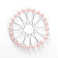 12pcs Women Hijab Pins Clips Set Cute Scarf Clip Pearl Brooch Pins, Headscarf Shawl Scarf Muslim Hijab Scarf Clips Safety Pins