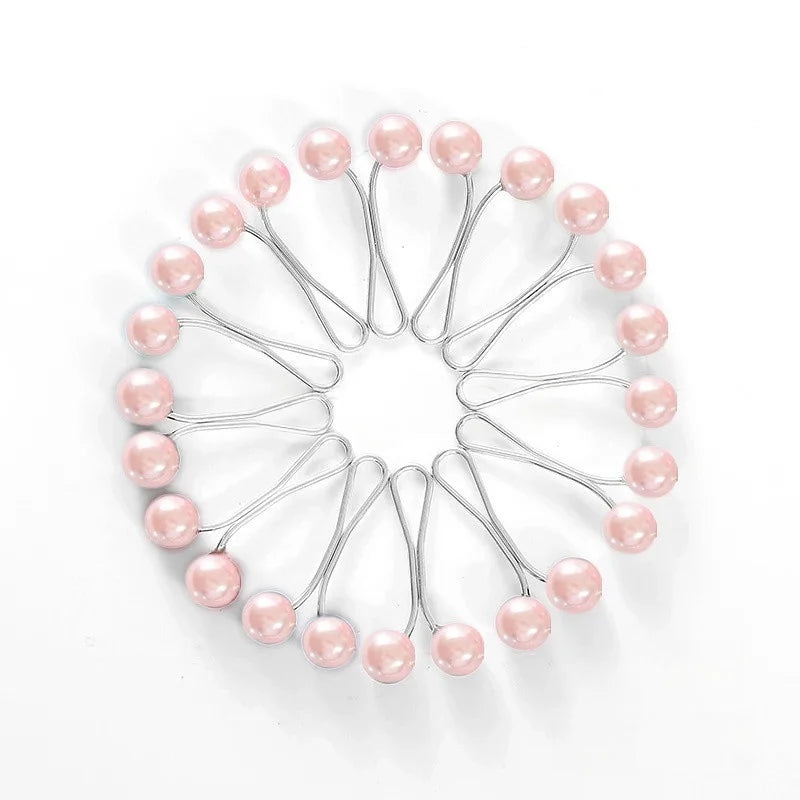 12pcs Women Hijab Pins Clips Set Cute Scarf Clip Pearl Brooch Pins, Headscarf Shawl Scarf Muslim Hijab Scarf Clips Safety Pins