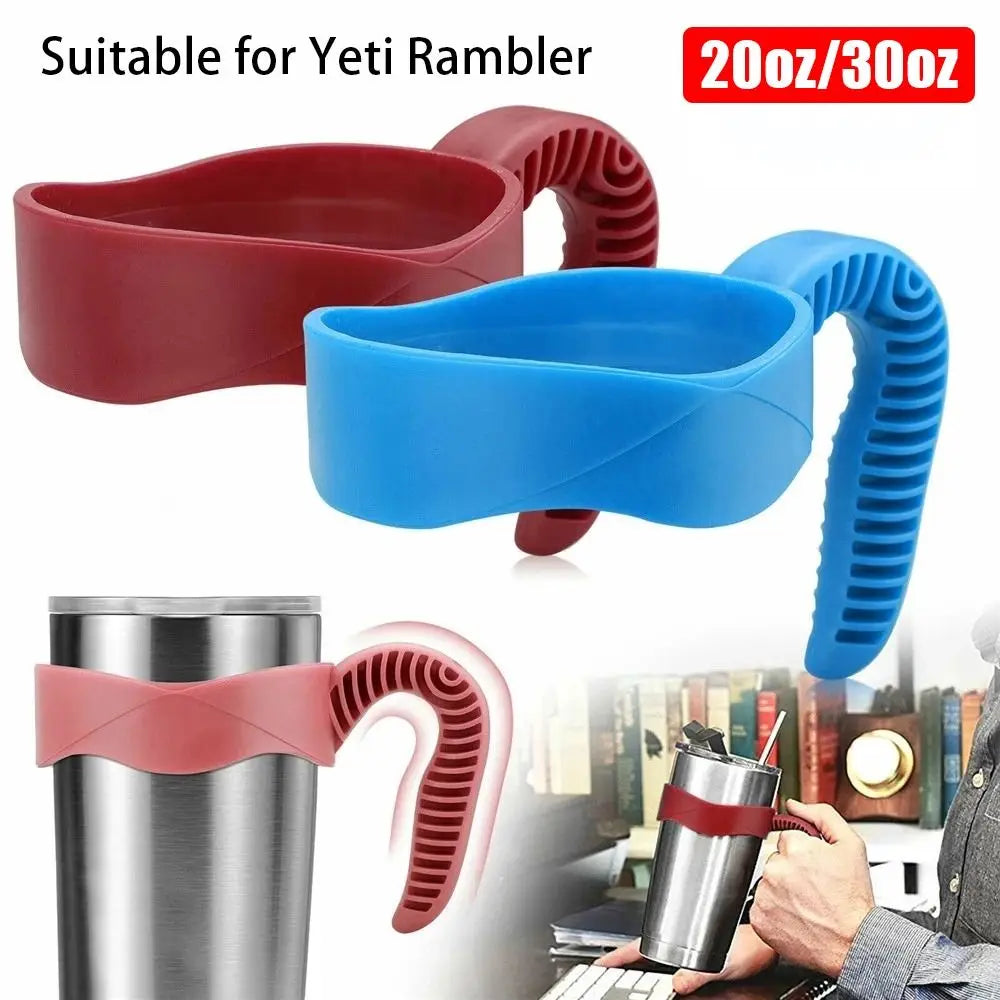 Water Bottle Tumbler Cup Handle Travel Mug Holder for 20oz 30oz Car Vehicle Cup Drink Holder Rack Water Bottle Holder Accessory