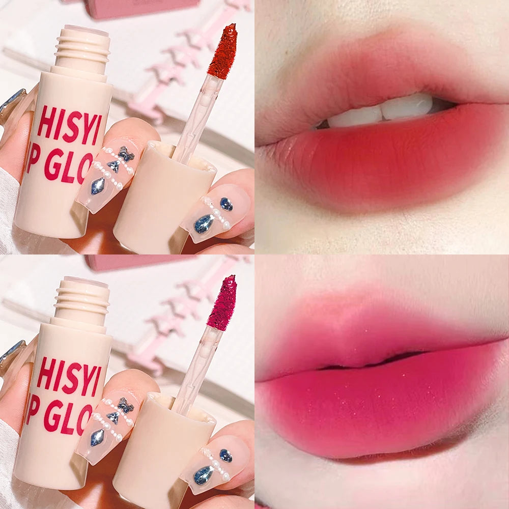 6 Colors Matte Velvet Lip Glaze, Natural Long-Lasting Highly Pigmented Lipstick, Portable Matte Finish Universal Lip Glaze Makeu
