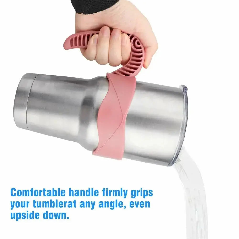 Water Bottle Tumbler Cup Handle Travel Mug Holder for 20oz 30oz Car Vehicle Cup Drink Holder Rack Water Bottle Holder Accessory