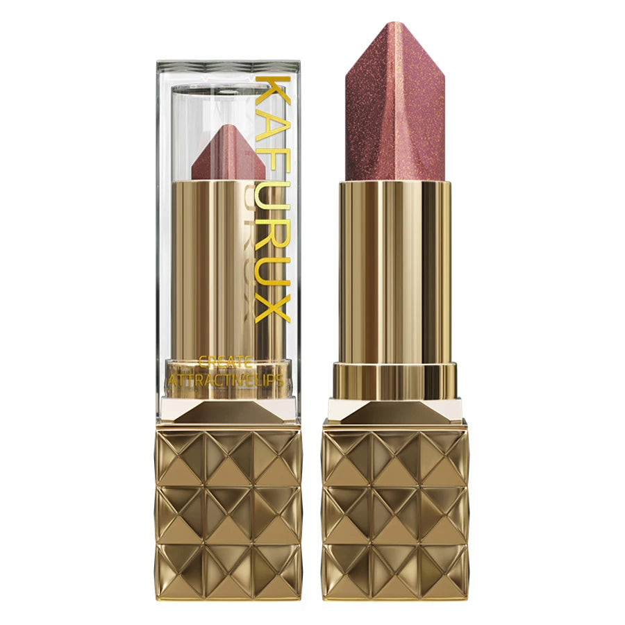 4 Color Glitter Two Tone Lipstick Matte Pearlescent Lip Tint,Shiny Metallic Lip Senior Lip Korean Makeup Gifts Lip Gloss Lip Oil